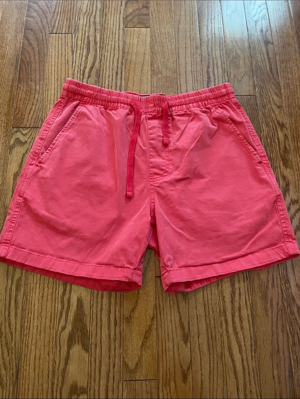 Todd Snyder Red Drawstring Waist Shorts Sz Small